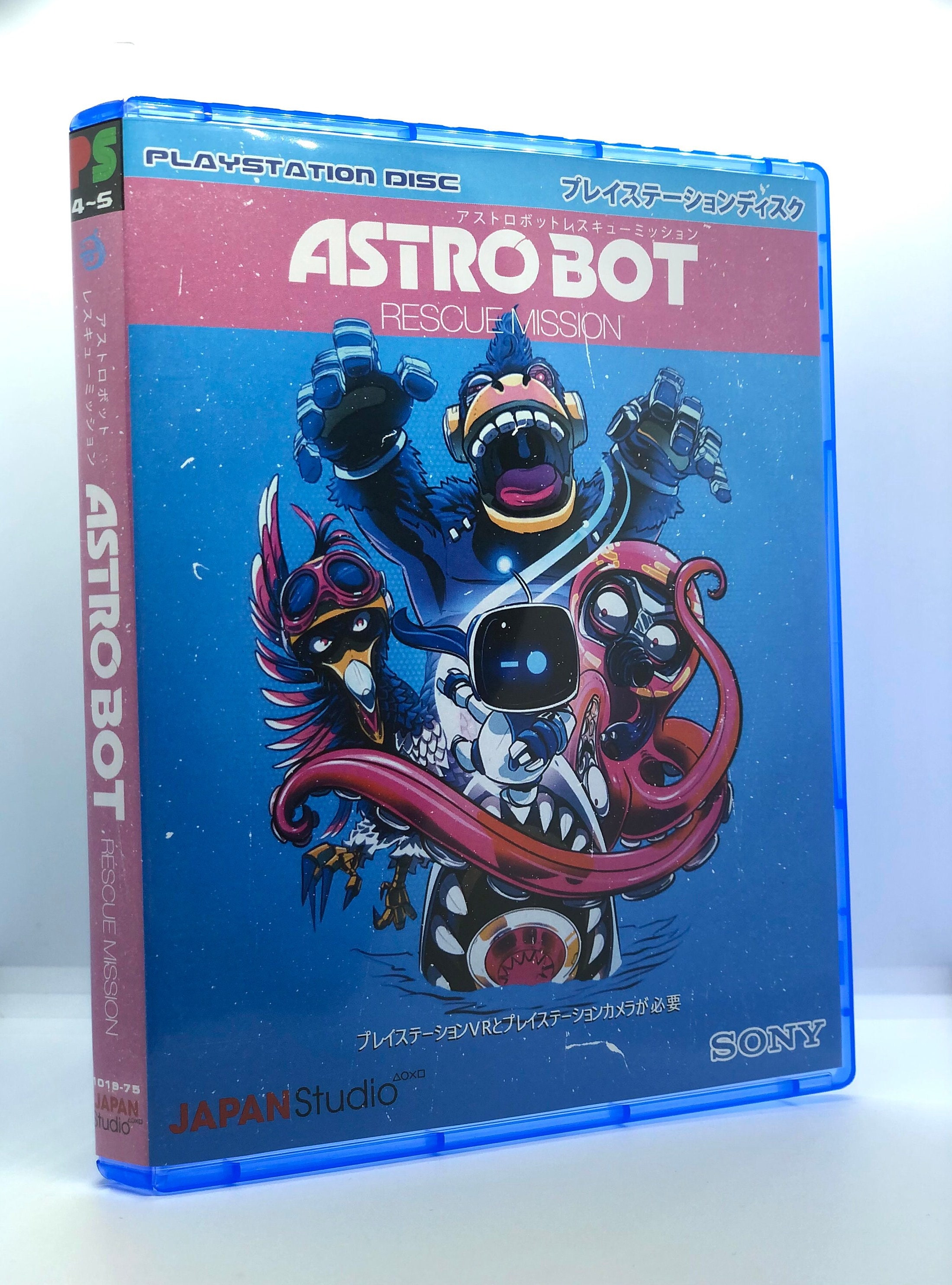 Custom Game Cover Ps4 Ps5 Astro Bot Rescue Mission DOWNLOAD Etsy