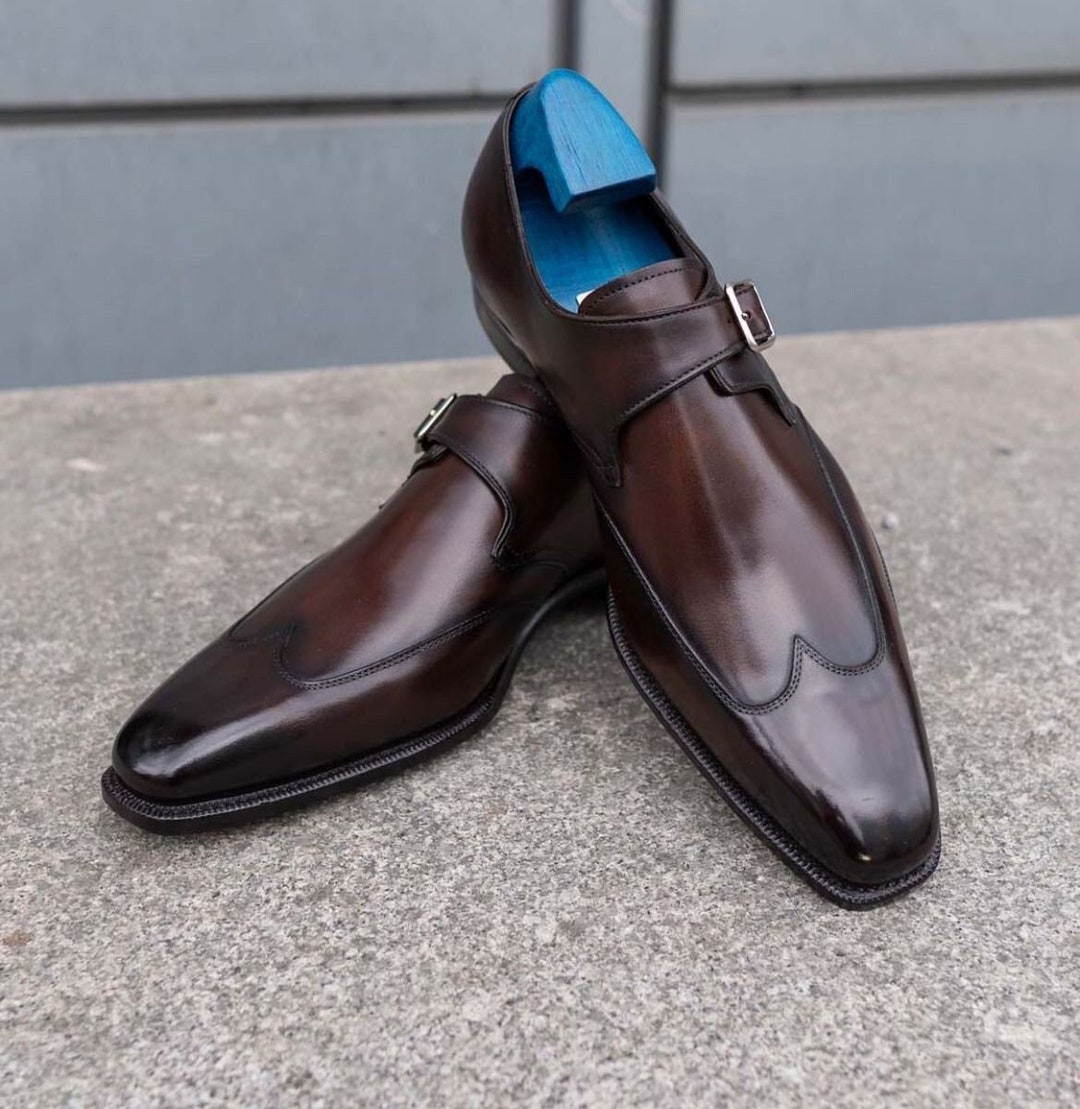 Pure Handmade Leather Dress Shoes for Men's Gifts for Him Etsy