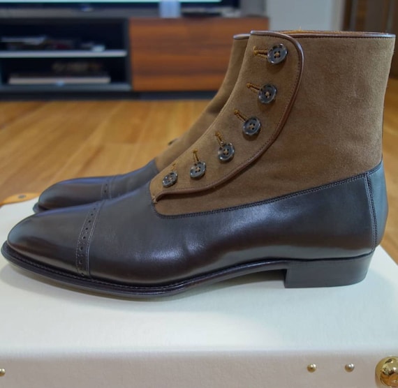 Mens button hotsell boots