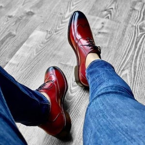 Zapatos Zapatos para hombre Zapatos Regalos para él Zapatos de vestir de cuero de ante hechos puros hechos a mano para hombres 