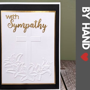 Handmade Thinking of You Sympathy Card, Condolence Card, Loss of Loved One