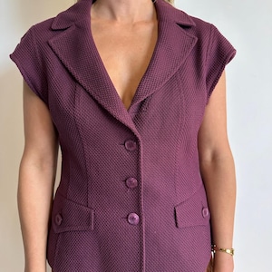 Vintage Escape short sleeve Blazer top