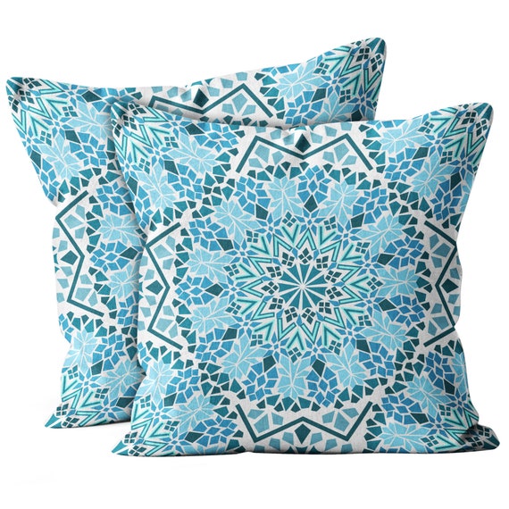 Moroccan throw top pillow covers