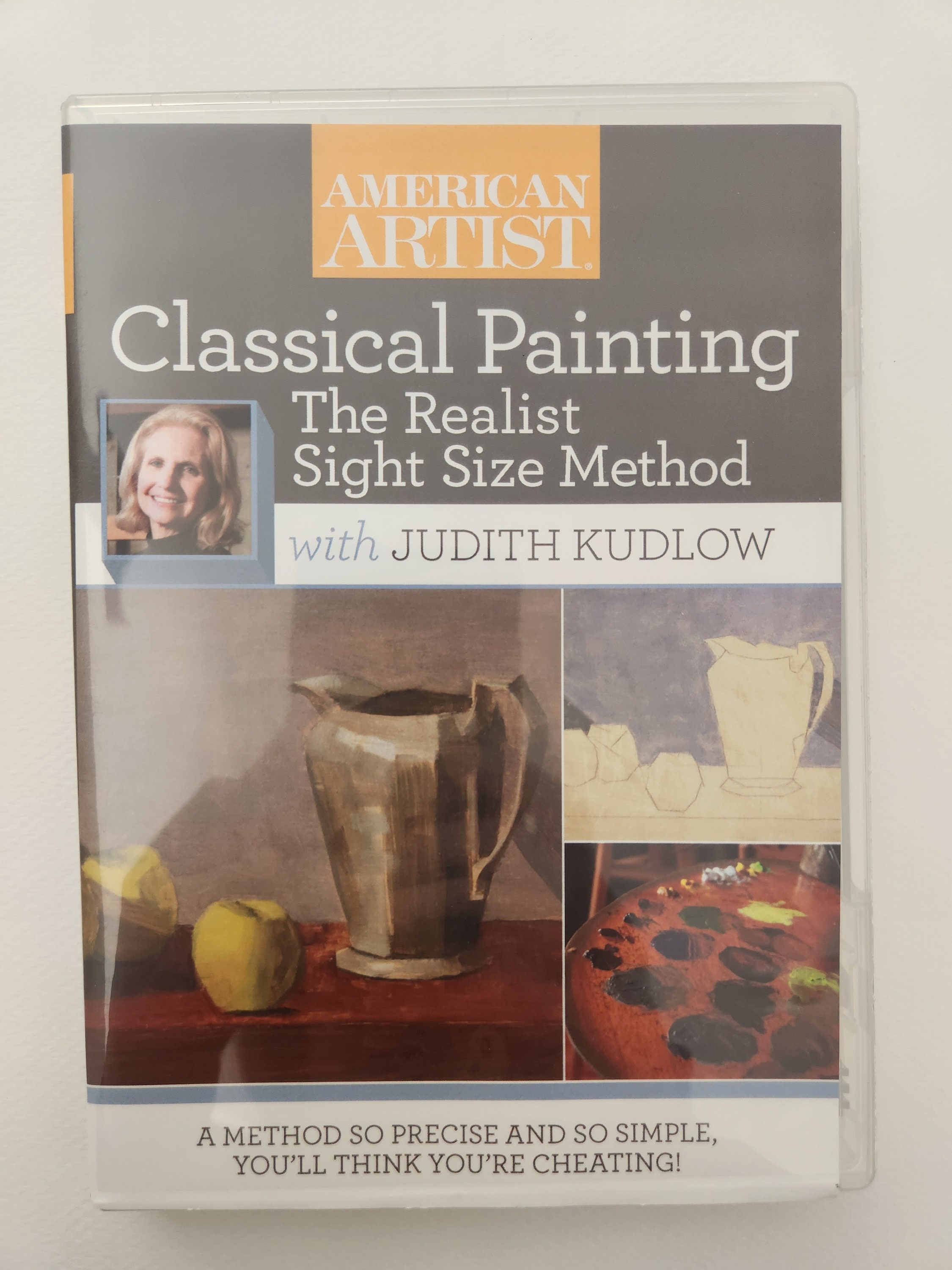 Two Pre-owned Books on Oil Painting, One With New DVD in the Back. 