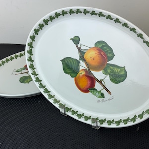 Portmeirion Pomona 15 &quot;Ovale Schale - Aprikose - Nie Verwendet - 2 Avail.