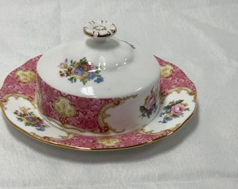 Royal Albert Lady Carlyle Butterdose - Selten, Unbenutzt