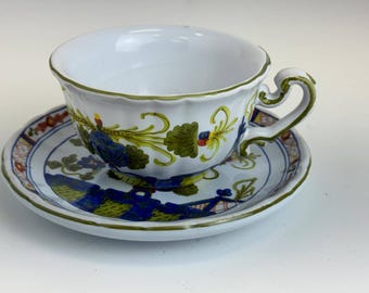 ヴィンテージ ファエンツァ陶器 クリーマー＆シュガーポット