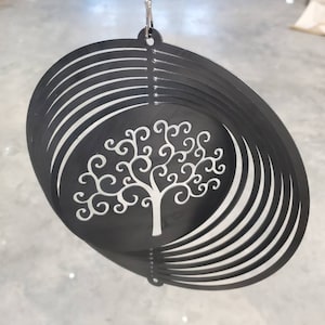 Tree of life windspinner wind spinner metal yard art usa made