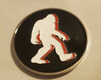 Bigfoot sasquatch metal challenge coin USA made