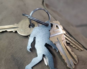 Bigfoot sasquatch metal key chain usa made