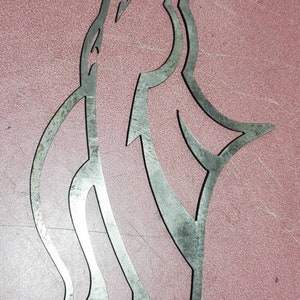 Broncos Bronco metal horse outline wall decor made in usa