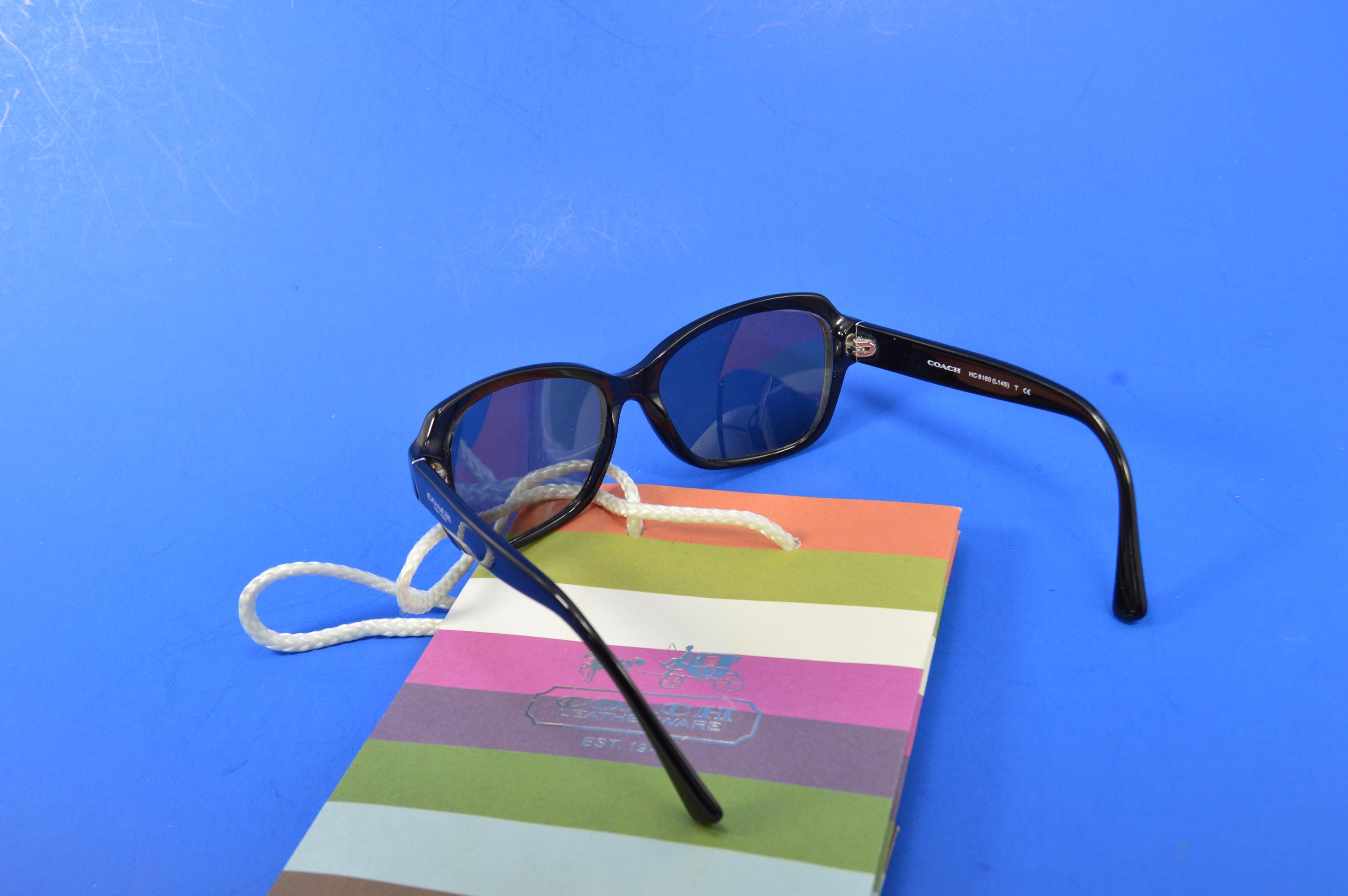 COACH New York Eyeglass Frames Only, HC 8160, Black, 500211  display picture 1