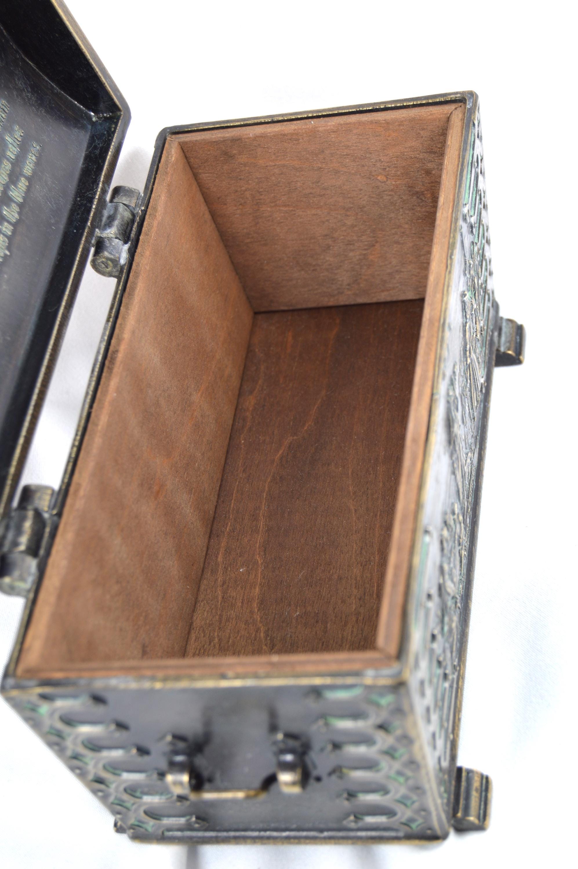 Vintage Viking Treasure Chest in Bronze by Edward Aagaard Denmark