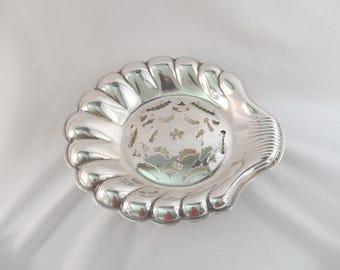 RARE! 1950 Silver French Coquillor-Glace Butter Press, Signed with Hallmarks, Made in France, Very Good Condition