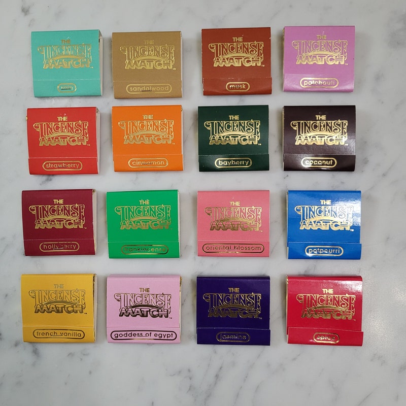 thumbnail image 2 of Incense Match Company Scented Incense Match Books – Lot Of 4, Random Scents, USA Made 2 of 4