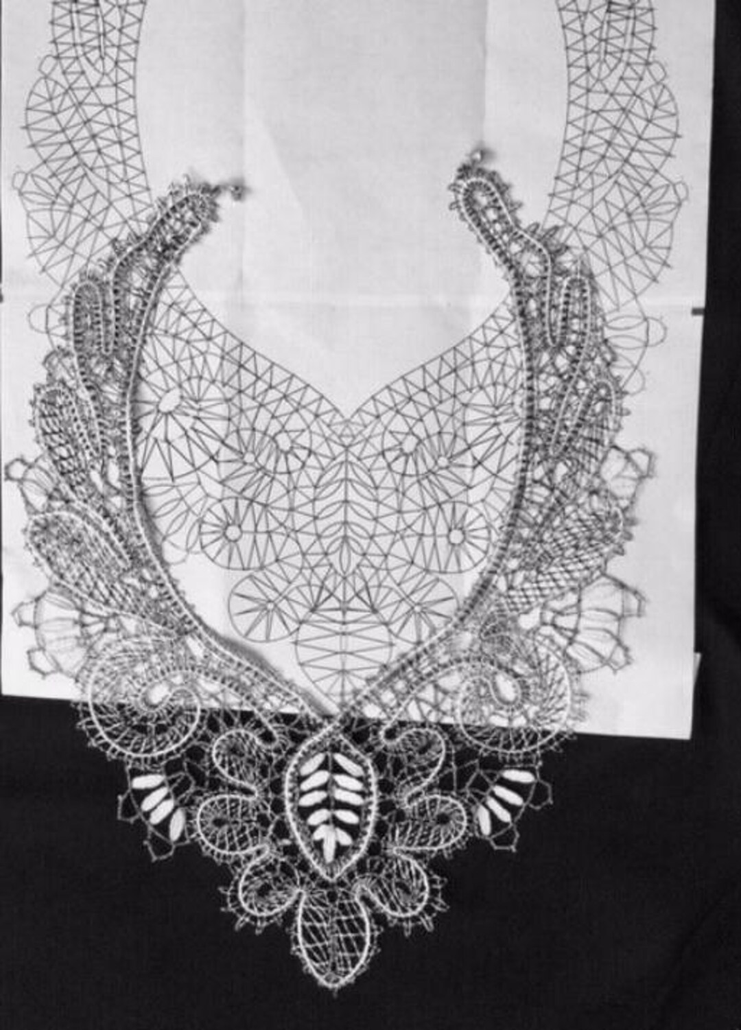 Pattern for Bobbin Lace PDF Necklace Russian Style - Etsy