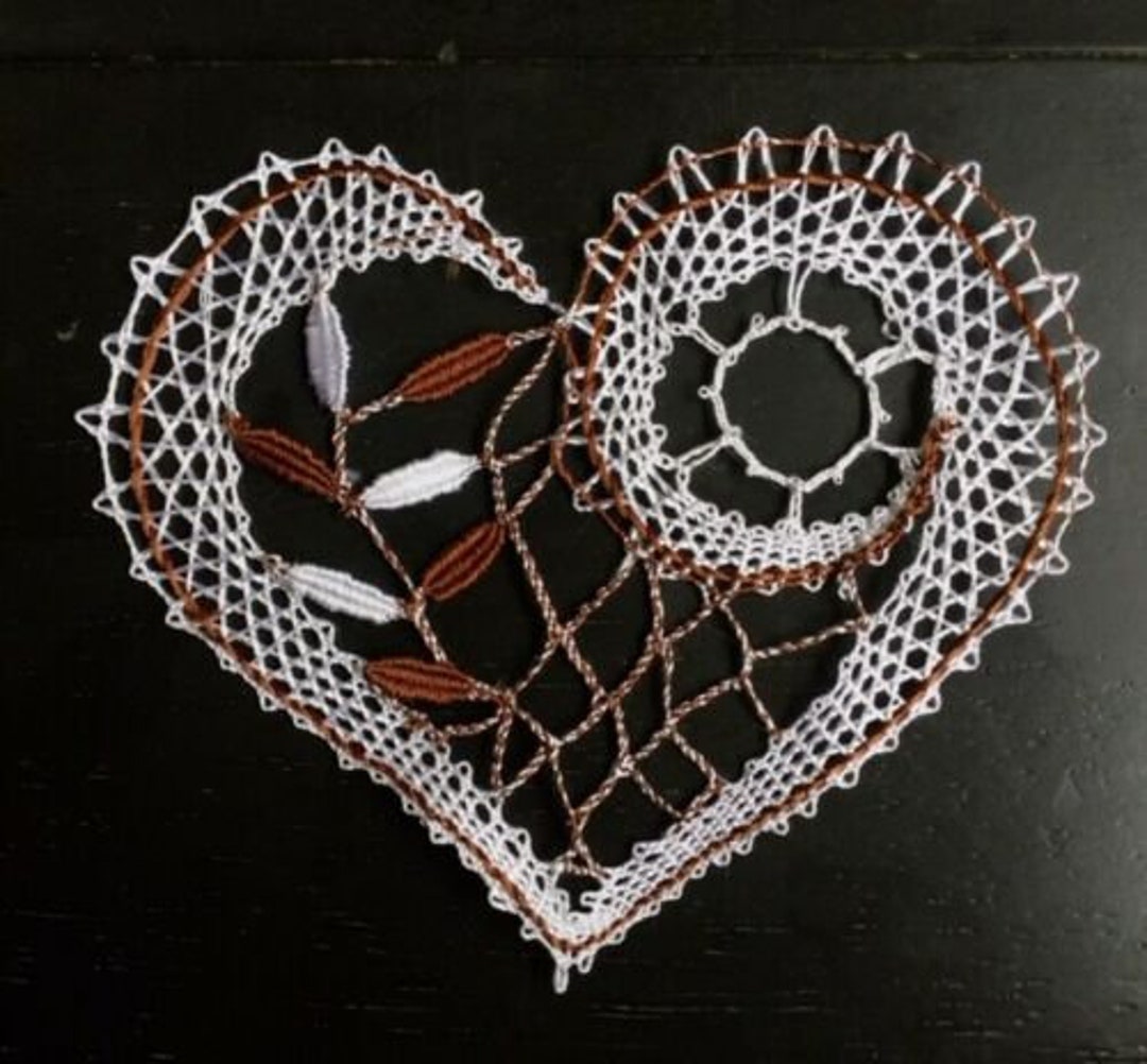 8 PATTERNS to Making Bobbin Lace Valentine's Hearts Russian Style Etsy