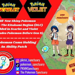 Full Kitakami Pokedex Teal Mask DLC Shiny 6IV BR | Pokemon Scarlet and  Violet