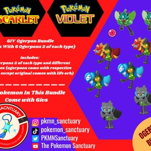 Pokemon Scarlet and Violet Shiny Paldea Pokedex Bundle (All 105 New Pokemon  From the Paldea Region)
