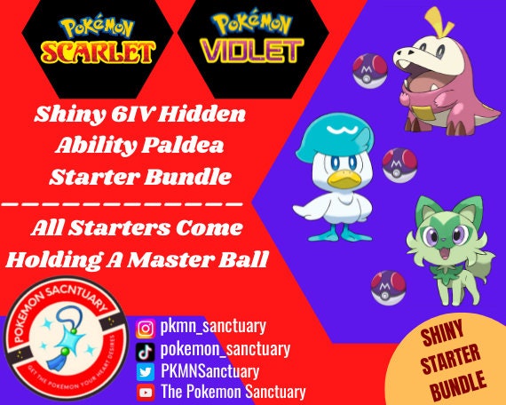 THIS Link Code Gives ALL SHINY STARTERS in Scarlet & Violet! 