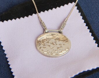 Collier Bavoir Chaîne Liée En Argent Sterling Silpada 'Pop The Bubbly' - Longueur 18 Pouces, Neuf Sans Emballage