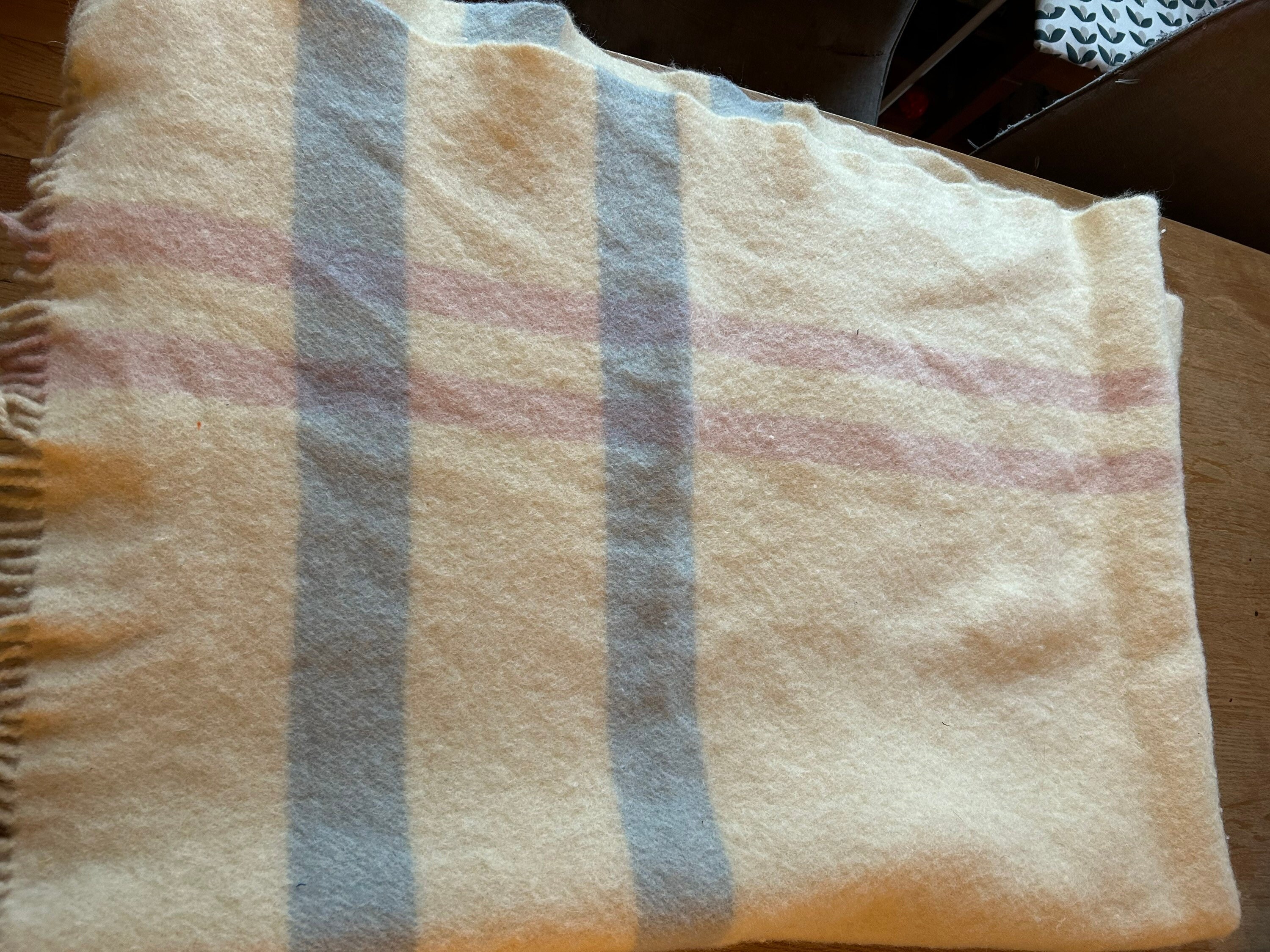 Icelandic Wool Blanket Sambard by Landau 100 Wool Throw Etsy