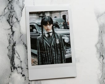 Wednesday Addams Polaroid Bild Scrapbooking Junkjournal