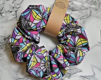 Nevermore Scrunchie Wednesday Enid Wenclair bandeau gothique coloré pour cheveux