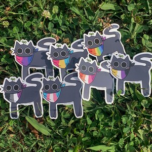 Colorful Cat Stickers