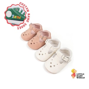Custom Baby Girl Dress Shoes, Infant Toddler Wedding Shoes, Baby Girl Party Shoes, Summer Newborn Shoes, Baby Clothes Girl