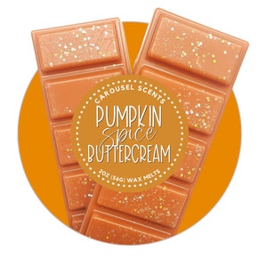 Pumpkin Spice Buttercream Snap Bar Fall Wax Melts