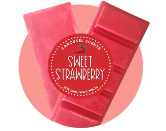 Sweet Strawberry Snap Bar Wax Melts