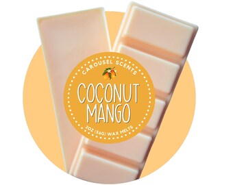 Coconut Mango Snap Bar Wax Melts
