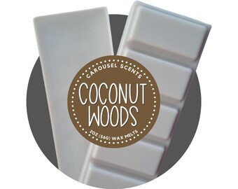 Coconut Woods Snap Bar Wax Melts