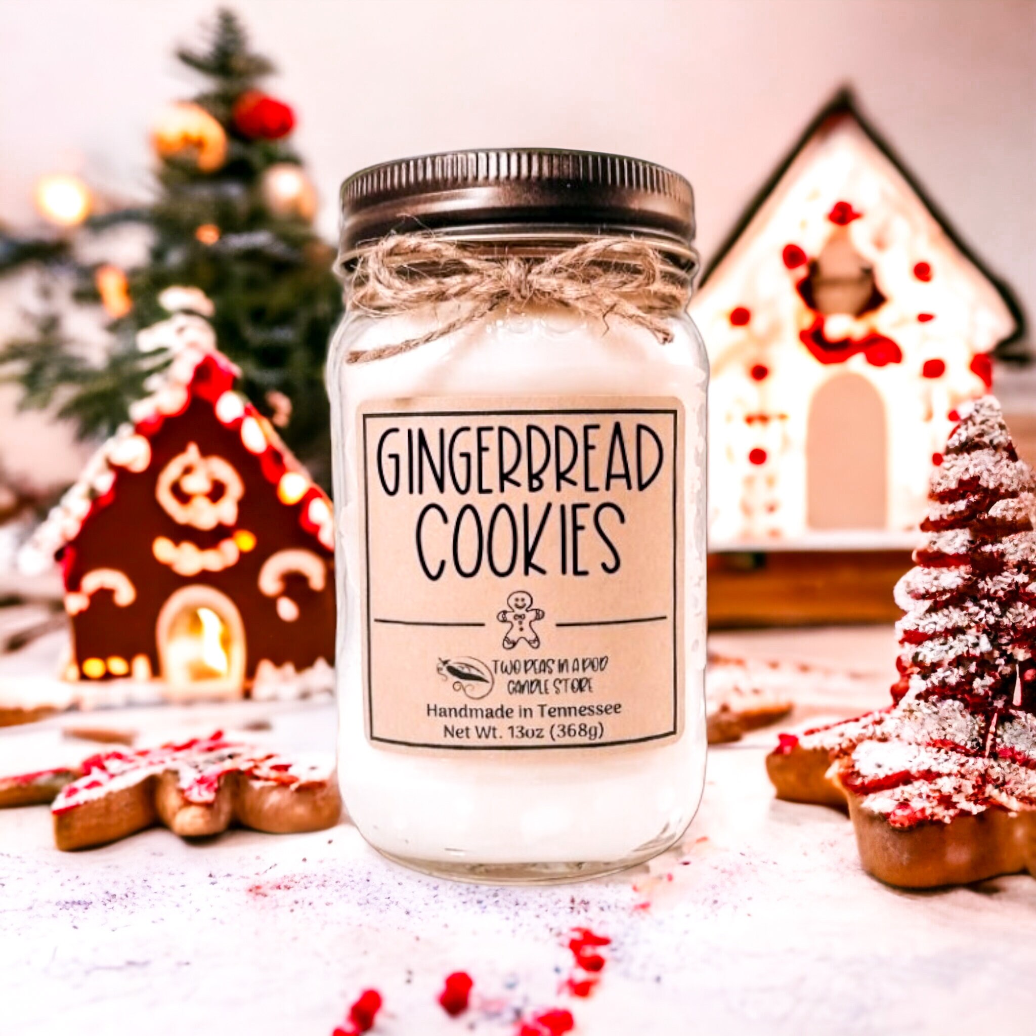 Gingerbread Cookies Candle, Fall Candle, Autumn Candle, Christmas Candles, Holiday Candles, Gift