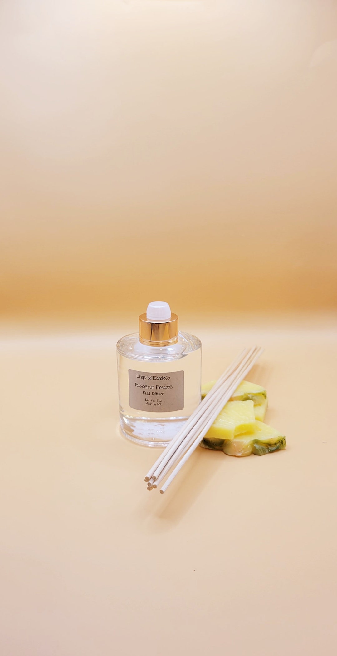 Passionfruit Pineapple Reed Diffuser Handmade Diffuser Etsy