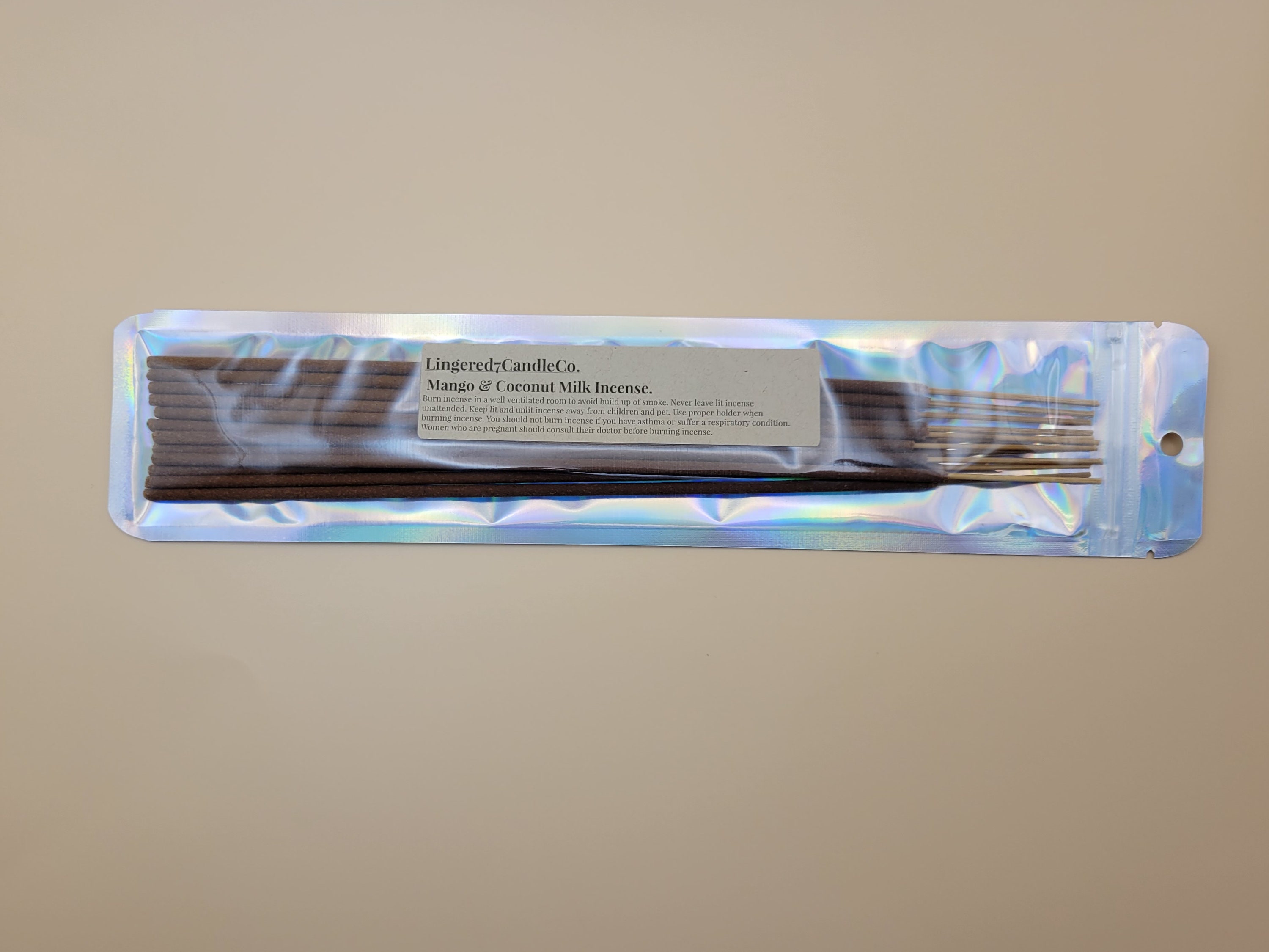 Lingered7 Incense Sticks , 12 Incense Sticks, Hand Dipped Incense , Frankincense, Focus