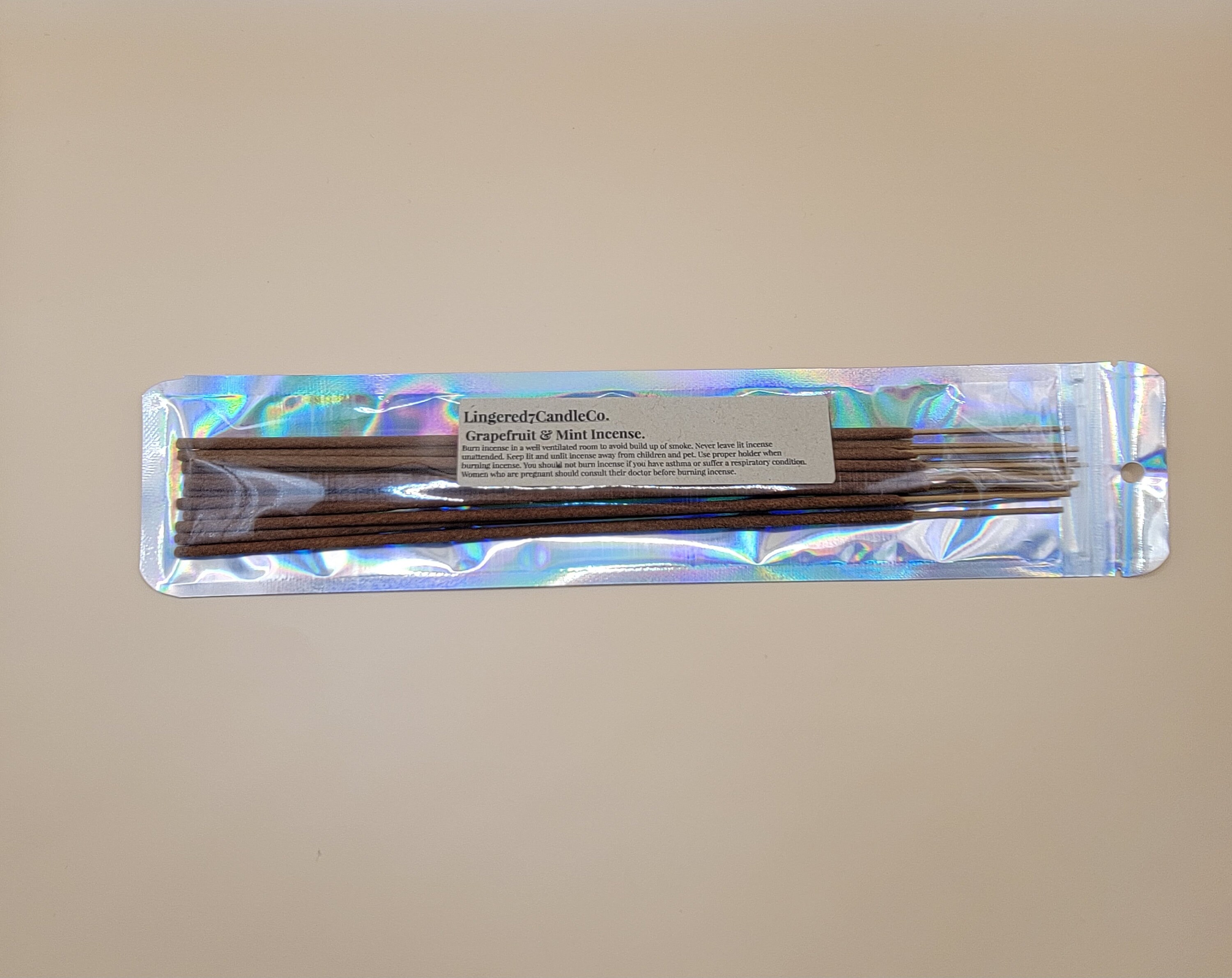 Lingered7 Incense Sticks , 12 Incense Sticks, Hand Dipped Incense , Frankincense, Focus