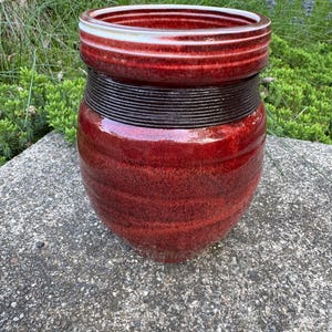 Unique Red Vase