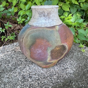 Raku Vase