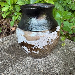 Raku Vase