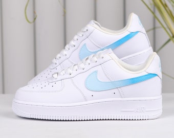 air force 1 white with coloured tick