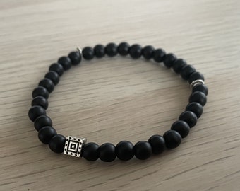 Matte Black Onyx Tasbih Bracelet (33 Beads)