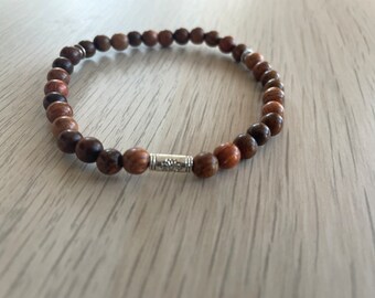 Brown Sandalwood Tasbih Bracelet (33 Beads)