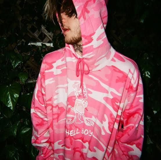 Lil Peep Pink Oversize Hoodie - Etsy