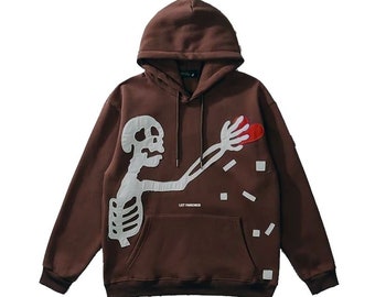 immortal love Oversize Hoodie - %100 Cotton - Embroidered Desing - High Quality - Real Oversize
