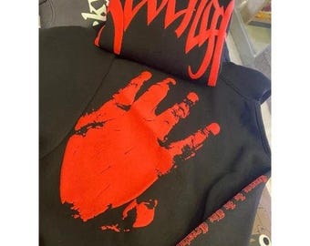 Mens Hoodies Flaneur Revenge Hoodie Revenge X Juice Wrld Collage