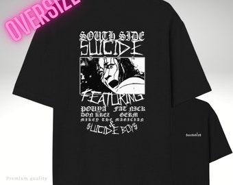 Grey 59 Unisex T shirt Urban Style Suicide Boys Rap Tee Rap T shirt Hip Hop Hip Hop T shirt Suicideboys Underground Rap Oversize Tee Etsy