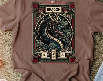 Tarot Card Dragon Shirt, Dragon Vintage Dark Art Graphic Shirt, 90s Tattoo, Retro Medieval Y2k Tshirt, Dragon Art Shirt, Dragon Lovers Tee