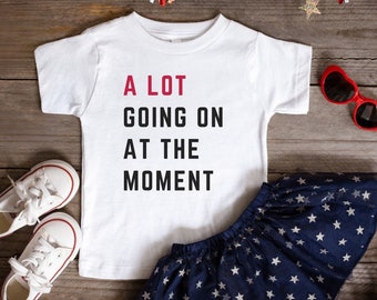 A Lot Going On At The Moment Toddler Short Sleeve Tee, New red A Lot Going on at the Moment Shirt for kids, New Eras Tour Toddler shirt